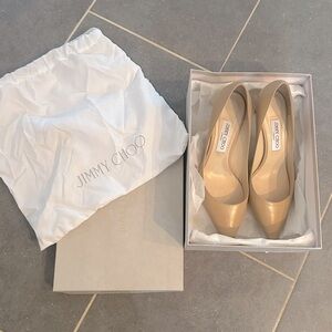 Jimmy Choo Romy Nude Pump, 60mm, size 40 (10)